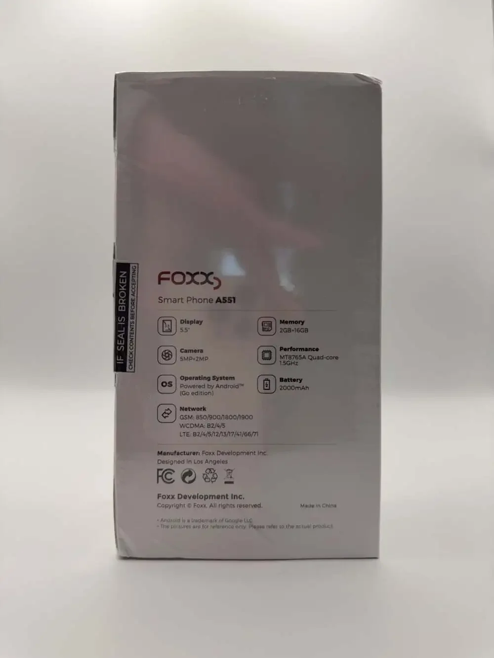 Foxx Smart Phone A551 16GB Unlocked